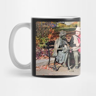 Enjoying a Chat in the Park, Vancouver, Canada Mug